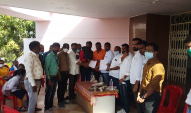 आज दि. २२.१ .२०२२ रोजी राहुरी तालुक्यातील धर्मडी गेस्ट हाऊस येथे समुदाय आरोग्य अधिकारी यांच्या प्रमुख मागण्या निमित्त मिटींग आयोजीत केली होती