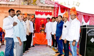 जातीय सलोखा राखत अखंड हिंदुस्थानचे आराध्य दैवत शिवछत्रपतींची ३९२ वी जयंती खेडले परमानंद येथे उत्साहात साजरी.