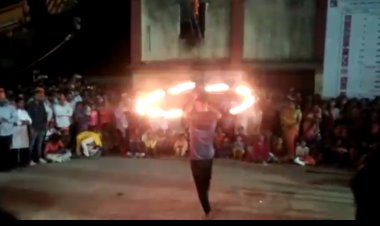 येलवाडी गावात पारंपारिक खेळानुसार साजरी केली शिवजयंती