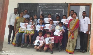 नेवासा तालुक्यातील आदर्श चाइल्ड इंग्लिश करियर स्कूल चे तारे चमकले.