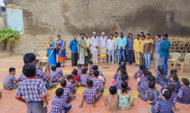 भारतरत्न डॉक्टर बाबासाहेब आंबेडकर यांची जयंती जि.प.प्रा शाळा खेडले परमानंद व ग्रामस्थांच्यावतीने मोठ्या उत्साहात साजरी.