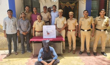 नेवासा तालुक्यातील चांदा येथे अवैध व शस्त्र बाळगणारा आरोपी सोनई पोलिसांच्या ताब्यात.