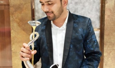 उदयपुर के युवा रोहित कोठारी को दिल्ली में नेशनल एक्सीलेंस आईकॉन अवॉर्ड 2022 से सम्मानित किया गया