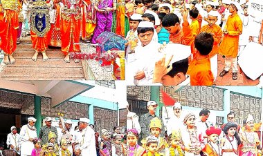 रयत शिक्षण संस्थेच्या प्राथमिक शाळेत बालदिंडी उत्साहात साजरी