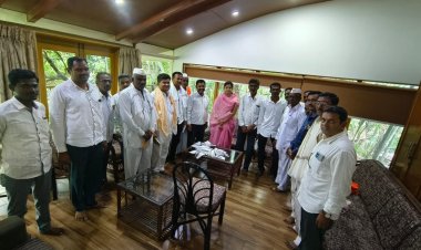 मा. नामदार शंकरराव गडाख यांच्या वतीने नूतन देडगाव सोसायटीच्याअध्यक्ष, उपाध्यक्ष व संचालकाचा सन्मान