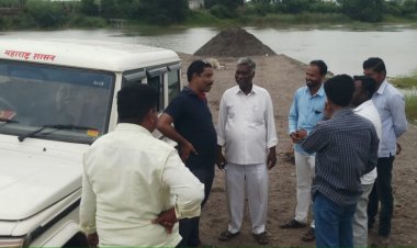 डिग्रस शिवारातील चोरट्या वाळूला अहमदनगर जिल्हा गौन खनिजच्या पथकाचा झटका-तर बारागाव नांदूर वाळू तस्करीवर साहेब मेहरबान .