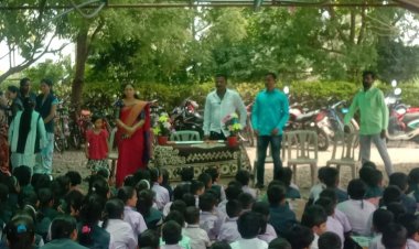 कै.विलास बानकर इंग्लीश मिडियम स्कुल ब्राम्हणी.तसेच ज्ञानगंगा इंग्लीश मिडियम स्कुल डिग्रस येथे सर्पमित्र राहुल व समिर यांचे प्राण्यांविषयी व्याख्यान ...