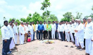 महा पावन गणपतीच्या परिसरात 111 वडाच्या झाडाचा पहिला वाढदिवस देडगाव येथे मोठ्या उत्साहात साजरा.