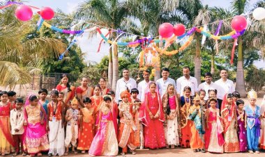 चाईल्ड करिअर इंग्लिश स्कूल सलबतपुर मध्ये दहीहंडी उत्सव मोठ्या आनंदात साजरा.