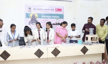 सोनई मध्ये पर्यावरण पूरक गणेश मूर्ती बनवण्याची कार्यशाळा संपन्न