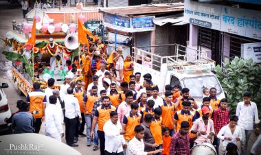 सोनई मध्ये संत सेना महाराज पुण्यतिथी नाभिक संघटना व जिवाजी महाले प्रतिष्ठान यांच्यावतीने मोठ्या उत्साहात साजरी करण्यात आली