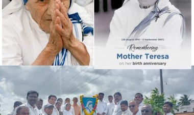 भारतरत्न संत मदर तेरेसा यांच्या जयन्ति निमित्त महाराष्ट्र अल्पसंख्याक ख्रिस्ती विकास परिषदेच्या वतीने  विनम्र अभिवादन. .! !