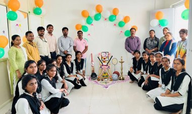 कृषि महाविद्यालय सोनई येथे राष्ट्रीय खेळ दिवस मोठ्या उत्साहात साजरा.