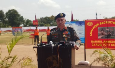 अग्निविर भरतीसाठी तरुणांचा मोठा सहभाग.मेजर जनरल अजय शेठी ...