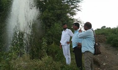 दिवस रात्र एक करून चालू केलेली पाईपलाईन योजना वॉल चोरी गेल्यामुळे पुन्हा बंद ,तात्काळ उपाययोजना करून पाईपलाईन पुन्हा चालू करणार -धनराज गाडे .