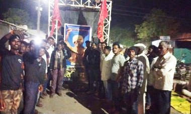 बालाजी देडगाव येथे जननायक बिरसा मुंडा जयंती एकलव्य संघटनेच्या वतीने  साजरी.