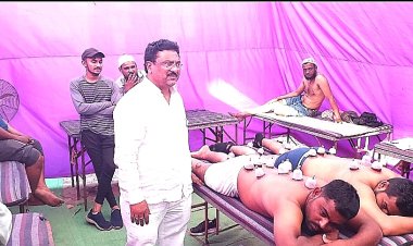 खासदार डॉ. सुजय विखे यांच्या वाढदिवसानिमित्त उमंग फाउंडेशन च्या वतीने रक्त शुद्धीकरण हिजमा कॅम्पचे आयोजन