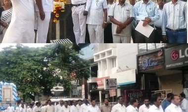 श्रीरामपूरमध्ये भारतीय संविधान दिन संविधान गौरव रॅली काढून उत्साहात साजरा. .! !