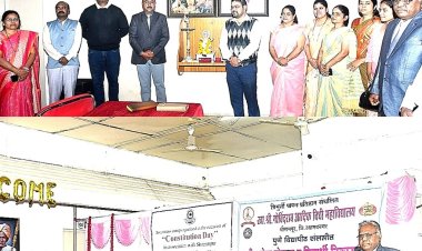 श्रीरामपूर येथील विधी विद्यालयात संविधान दिन साजरा