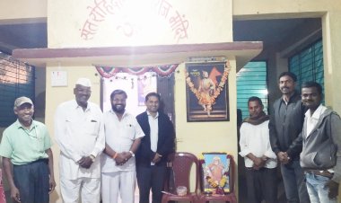 बालाजी देडगाव येथे राष्ट्रसंत  गाडगे बाबा  यांची पुण्यतिथी साजरी