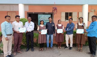 कुष्ठरोग एक सामाजिक समस्या या विषयावर पिंपरणे येथिल परमपूज्य गगनगिरी महाराज विद्यालयात निबंध स्पर्धेचे आयोजन .