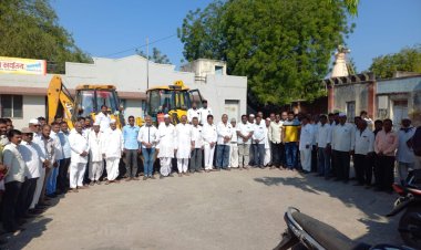 पानसवाडी येथे पेयजल योजनेअंतर्गत घरोघरी नळ योजनेचा शुभारंभ .