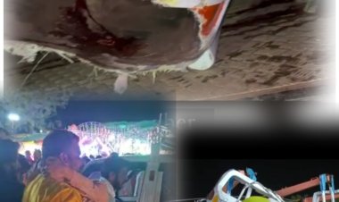 शिर्डीच्या श्रीरामनवमी यात्रेत दुर्घटना..डिस्को पाळणा तुटून चार जण गंभीर जखमी तर पाळण्याच्या बाहेर फेकल्या गेल्याने महिला जखमी..!!