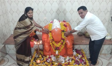 संकष्ट चतुर्थी निमित्ताने महा पावन गणपती देवस्थान येथे विविध कार्यक्रमाचे आयोजन. हजारो भाविकांनी घेतले दर्शन.