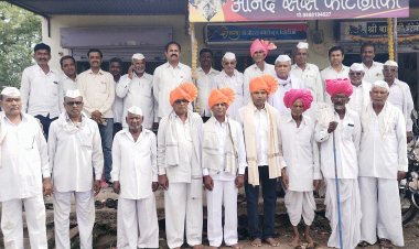 नेवासा खरेदी विक्री संघाच्या अध्यक्षपदी प्रभाकर कोलते यांच्या  निवडीबद्दल देडगाव ग्रामस्थ च्या वतीने भव्य नागरी सत्कार.