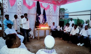 बालाजी देडगाव येथे डॉ. बाबसाहेब आंबेडकर यांची जयंती मोठ्या उत्साहात संपन्न.