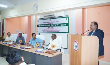 राहुरी कृषी विद्यापीठ सातव्या पंचवार्षिक पुनरावलोकन समितीच्या बैठकीचे आयोजन,शेतीमधील यांत्रिकीकरणात क्रांती होणे गरजेचे -कुलगुरू डॉ . पी. जी . पाटील .