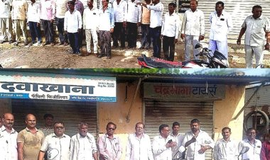 श्रीरामपूर जिल्हा झालाच पाहिजे या मागणीसाठी श्रीरामपूर तालुक्यातील खोकरसह, अशोकनगर ,बेलापूर टाकळीभान अशी  अनेक गावे श्रीरामपूर जिल्हा झालाच पाहिजे या मागणीसाठी  बंद....