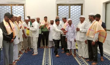 टाकळीभान येथे हिंदू मुस्लिम एकोप्याचे दर्शन... टाकळीभान ग्रामस्थांच्या वतीने मुस्लिम बांधवांचा सत्कार....