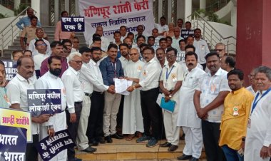 "सकल ख्रिस्ती समाज"  श्रीरामपूर विभागच्या वतीने श्रीरामपूर येथे भव्य शांतता फेरी काढण्यात आली.