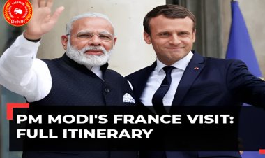 पीएम मोदी की दो दिवसीय फ्रांस यात्रा शुरू; बैस्टिल दिवस समारोह  में अतिथि, रक्षा समझौता होगा अहम।