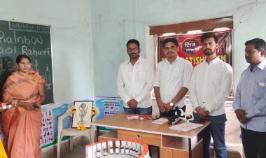 शिवांकुर रेन्बो स्कूलमध्ये आरोग्य शिबिराचे आयोजन, *उत्तम आरोग्य हीच खरी संपत्ती -सचिव डॉ.प्रकाश पवार*