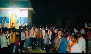 वरवंडी येथे अक्षय कर्डिले यांच्या प्रचार फेरीत असंख्य तरुणांचा भाजप पक्षात प्रवेश .