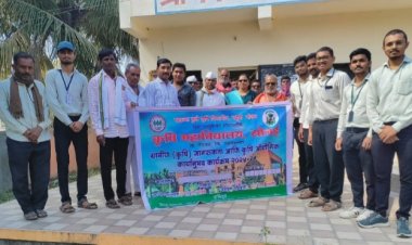 हंडी निमगावमध्ये कृषिदूतांचे आगमन, ग्रामस्थानी केले जल्लोषात स्वागत .