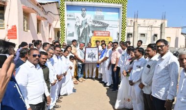 महामानव डॉ. बाबासाहेब आंबेडकरांच्या आगमन दिनाला बाबासाहेबांचे नातू भीमराव आंबेडकर उपस्थित