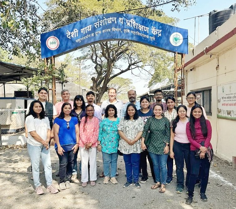 पुणे कृषी महाविद्यालयाच्या गोपालन केंद्रात गो पर्यटकांची सुरुवात पुणेकरांना मिळाली तान- तनावापासून मुक्ती मिळवण्याची नविन नामि संधी.