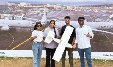 मुंबईतील राज्यस्तरीय एरोमॉडेलिंग कॉम्पिटिशन IIT स्पर्धेत संस्कार जितेंद्र मेटकर च्या टिमने पटकावला तृतीय क्रमांक