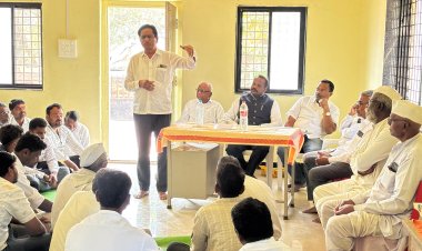 गायरान जमिनीवर घरकुल बांधून अतिक्रमण नियमित  करण्यासाठी जिल्हाधिकाऱ्यांना निवेदन देणार :- सरपंच भाऊसाहेब सावंत.