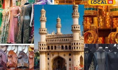 हैदराबाद में चरम पर रमज़ान की रौनक! चारमीनार में खरीदारी और हलीम-बिरयानी