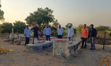 मौजे डिग्रस येथील ख्रिश्चन दफन भूमी ची देखभाल करणे कामे येथील तरुणांनी घेतली हाती.