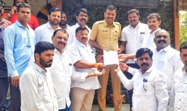 छत्रपती शिवाजी महाराज पुतळा विटंबना प्रकरणाचा तपास CID कडे देण्याची मराठा समाजाची मागणी .