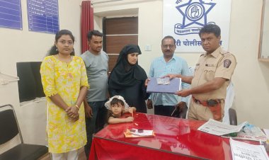 शेजारच्या घरात घरफोडी करणाऱ्या अट्टल गुन्हेगार पती - पत्नीला राहुरी पोलिसांनी अवघ्या 12 तासात केले जेरबंद, हस्तगत केलेला मुद्देमाल दिला फिर्यादीच्या ताब्यात.