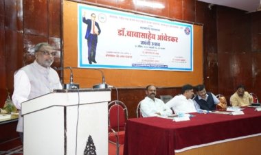 महात्मा फुले कृषी विद्यापीठात भारतरत्न डॉ .बाबासाहेब आंबेडकर यांची 134 वी जयंती उत्साहात साजरी .