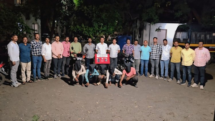 विविध ठिकाणी मेंढपाळ पालांवर रात्रीच्या वेळी दरोडा टाकणारी टोळी स्थानिक गुन्हे शाखेकडून. जेरबंद