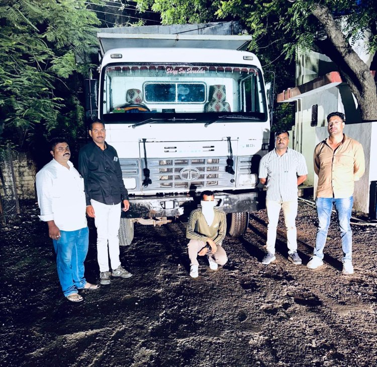 पारनेरमध्ये वाळू तस्करावर मोठी कारवाई – ₹20.40 लाखांचा मुद्देमाल जप्त