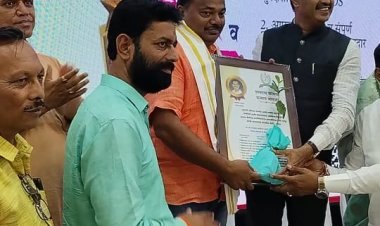 सौंदळा गावचे सरपंच शरदराव आरगडे ग्रामरत्न पुरस्काराने सन्मानित.